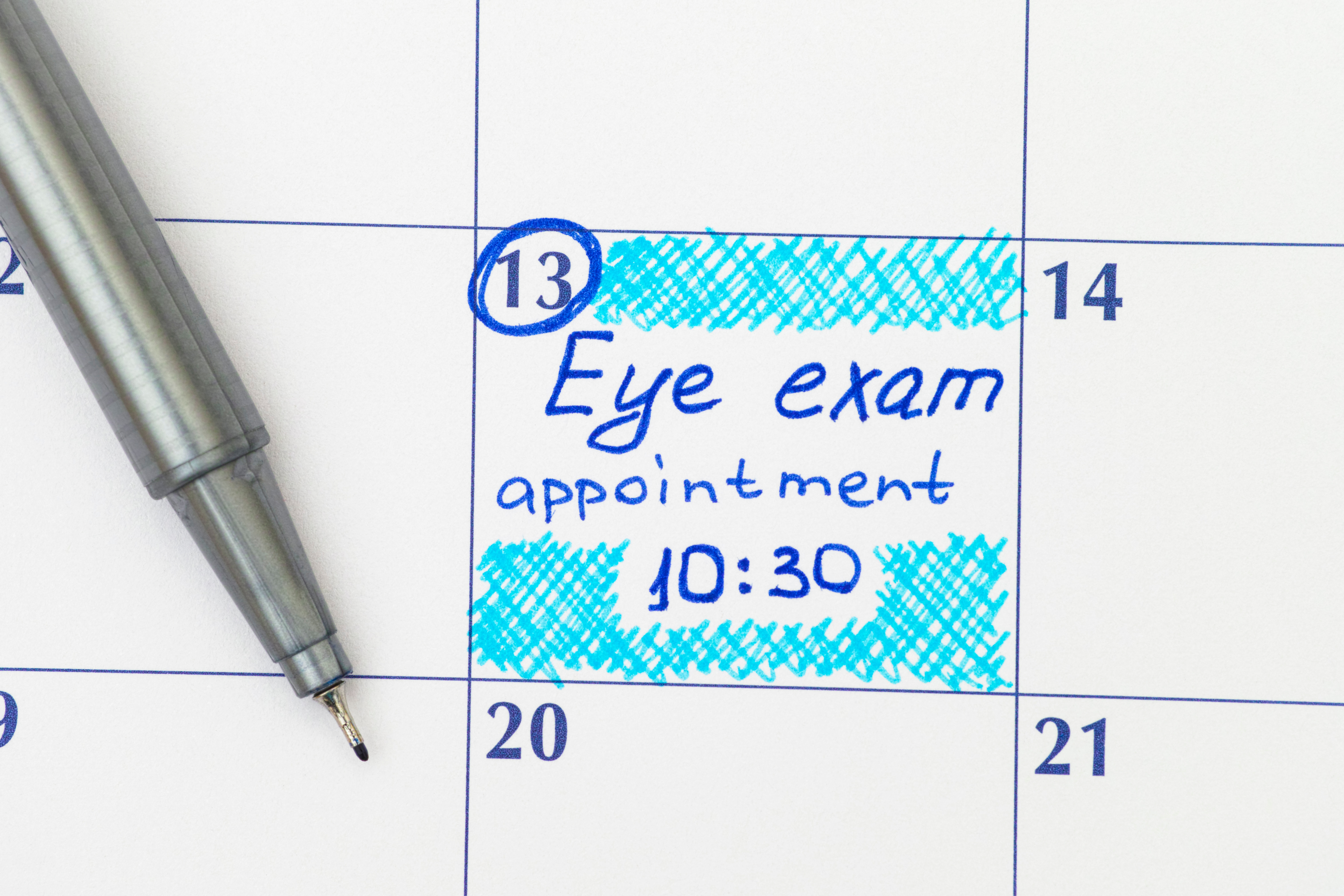 Eye exam image